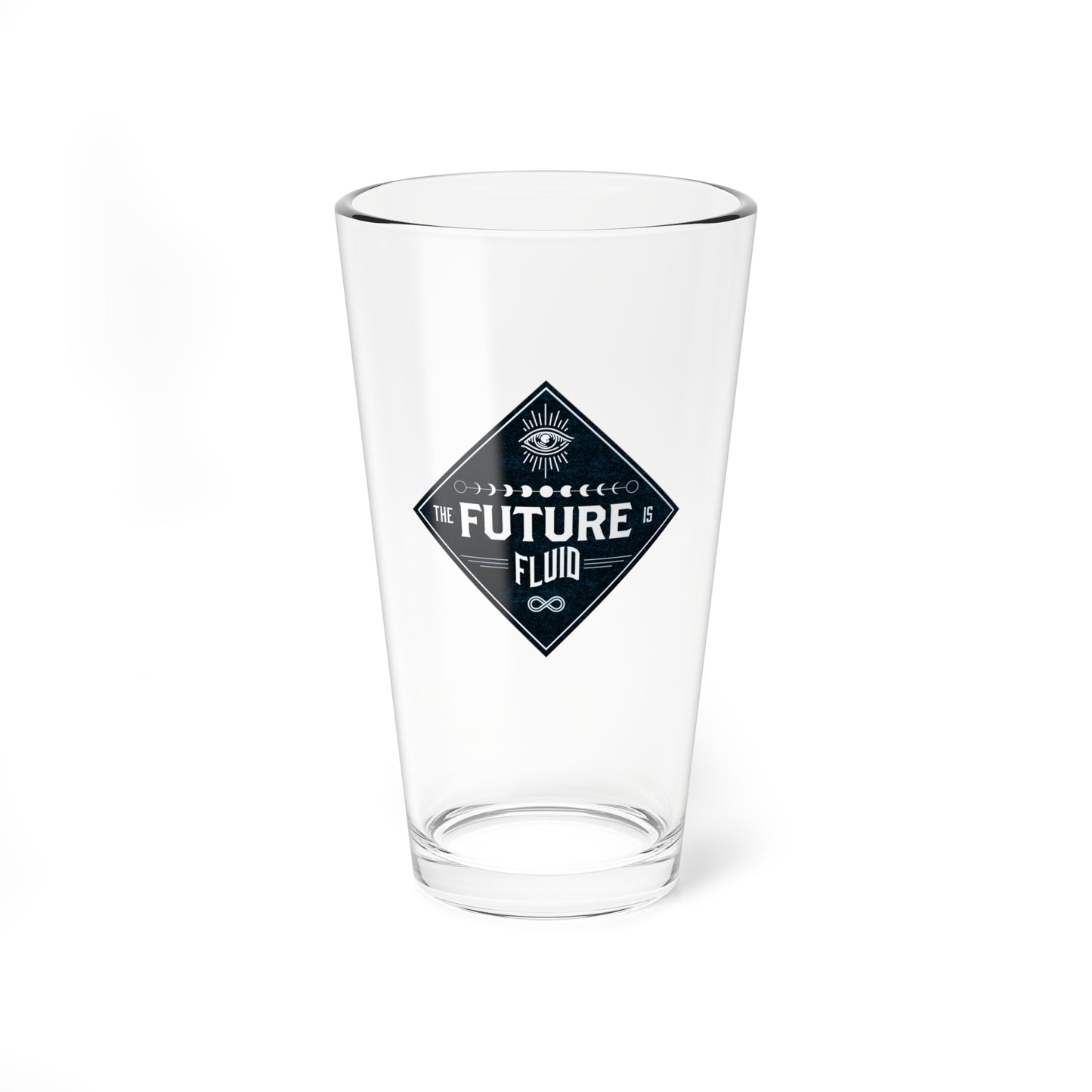The Future is Fluid Pint Glass, 16oz